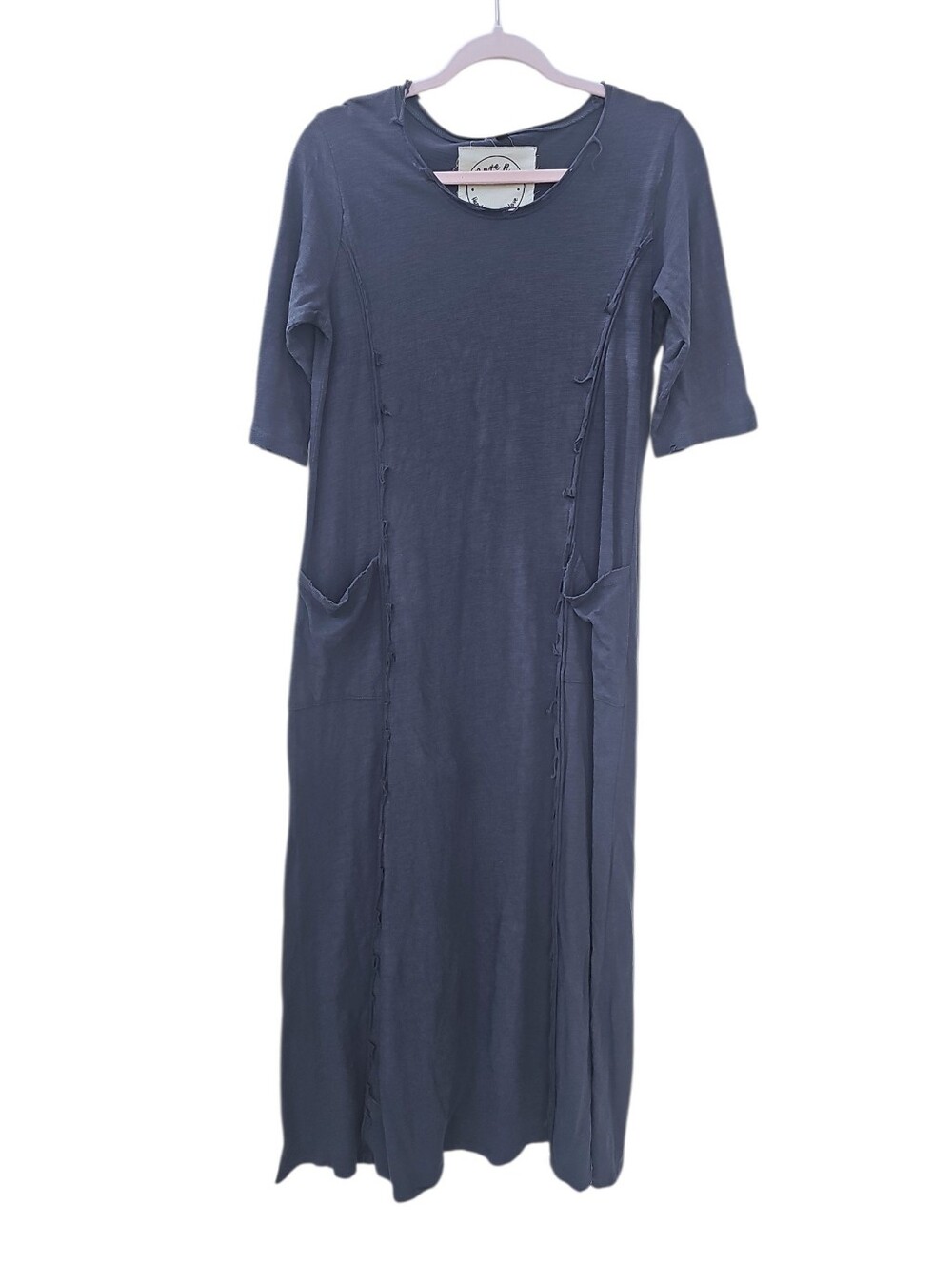 A Rare Bird Maxi Dress Size S M Blue Lagenlook